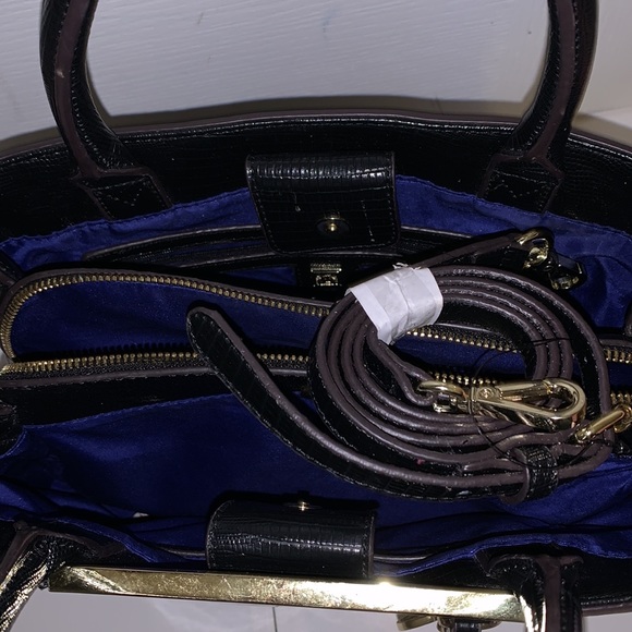 Anne Klein prude, black with leopard print - Picture 3 of 5